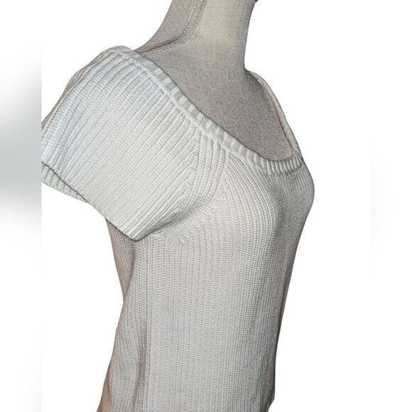 ‎525 America white knit sweater top size Medium NWT - Picture 5 of 9
